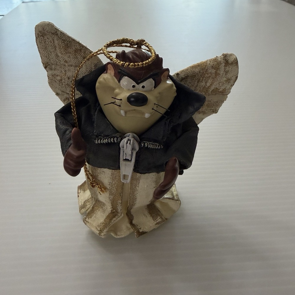 1997‎ Warner Bros Taz Angel Christmas Ornament Looney Tunes Vintage